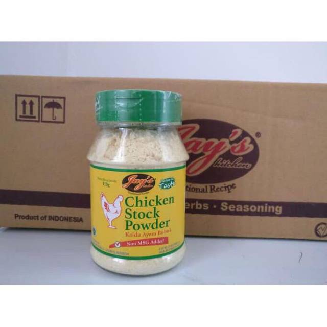 KHAS Jay's Chicken Stock Non-MSG Kaldu Ayam Bubuk Jays Kitchen 150 gram