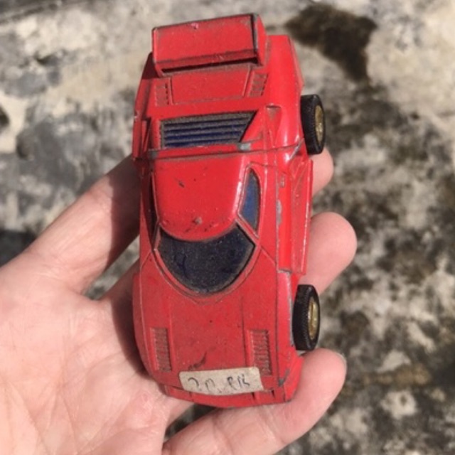 DIECAST 1/45 JUNK CAR MODEL LANCIA STRATOS vintage ban karet