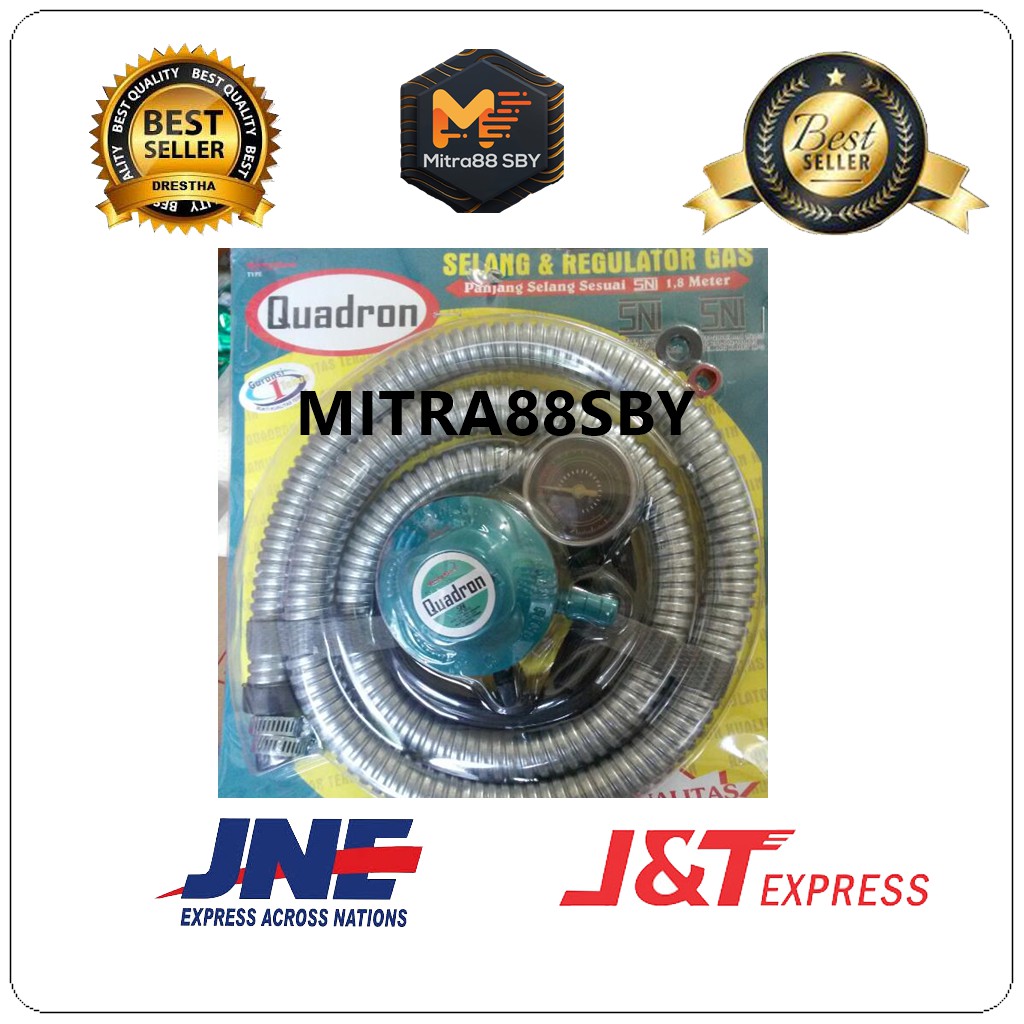 Mitra88sby Regulator gas elpiji plus selang quadron