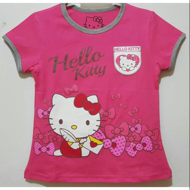  Kaos anak hello kitty  pink amplop Shopee Indonesia