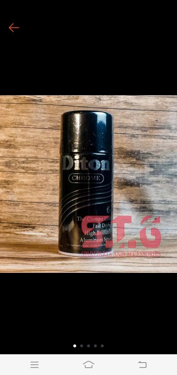 Chrome Krom Diton Premium Cat Pylox Pilox Semprot 300 Cc