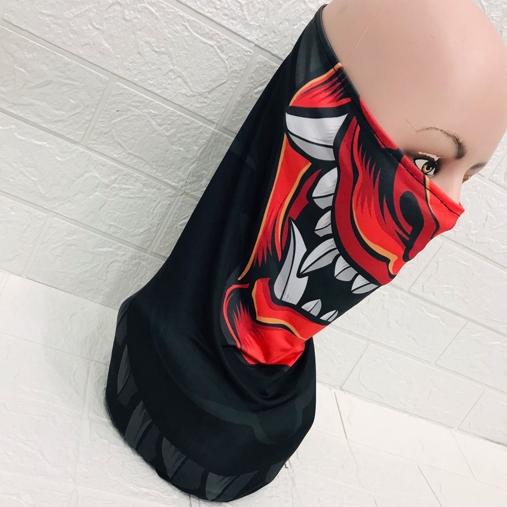 Buff Oni Red Premium Mask Unisex