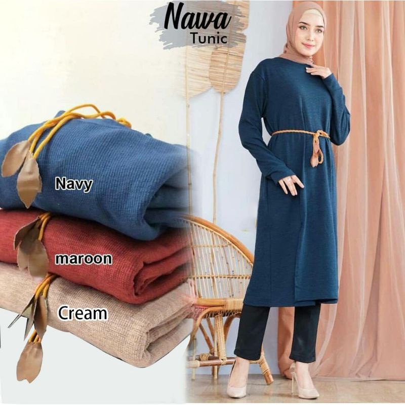 FWG - TUNIK KOTAK AISYAH / TUNIK TERBARU / TUNIK KOREA / PAKAIAN WANITA TUNIK