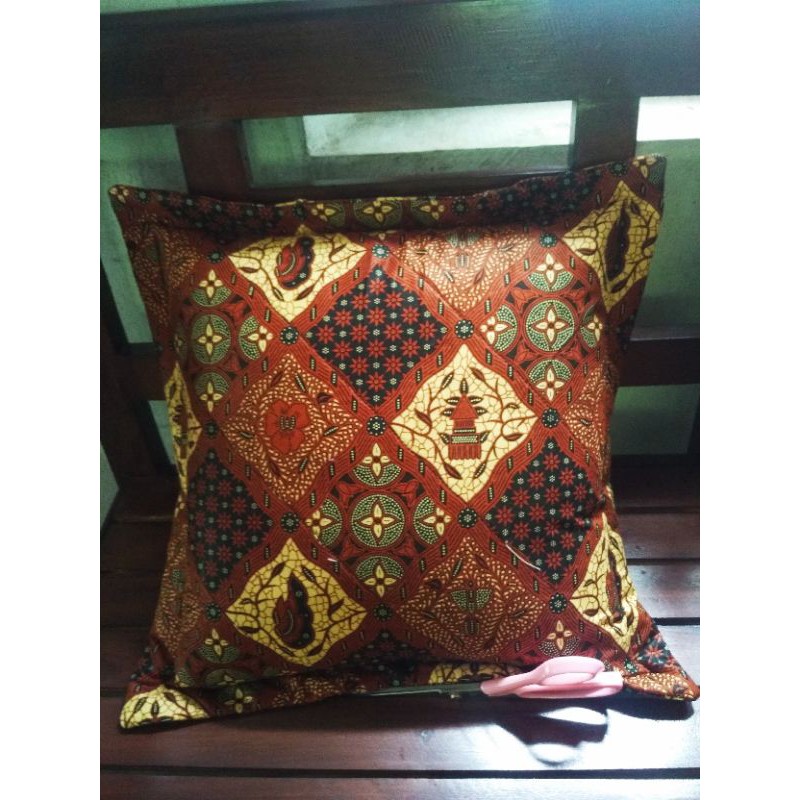 set sarung bantal kursi 55x55 cm