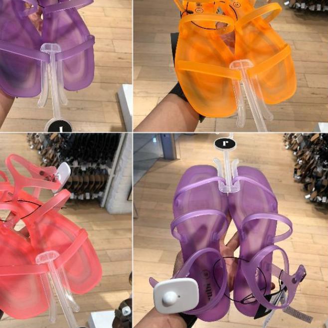 ✸ SALE || Rubi - Sandal Flat Triple Strap Jelly New Arrival ♗