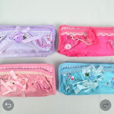 

Kotak Pensil Tempat Pensil Lucu Canvas / Pencil Case Pita