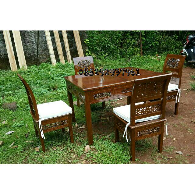 Meja Makan Jati.meja Makan Kartini.mebel Jepara