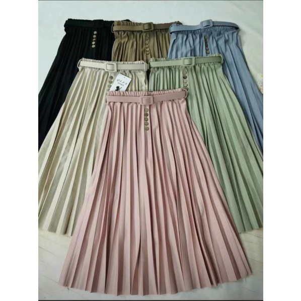 Rok import Plisket+belt