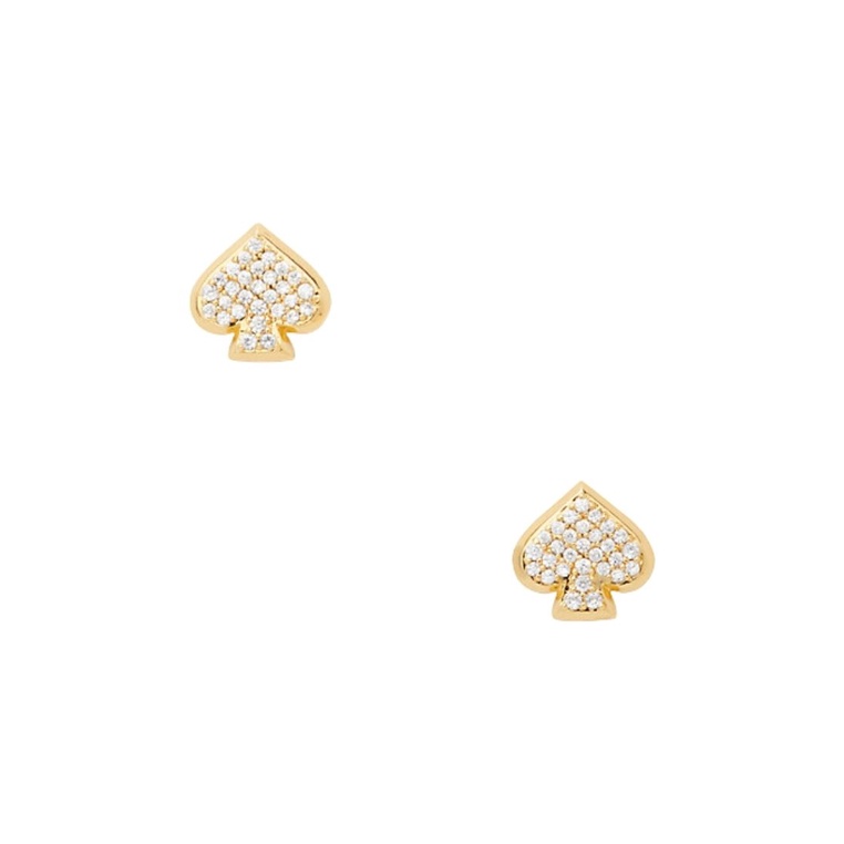 KATE SPADE Everyday Spade Pave Studs gold
