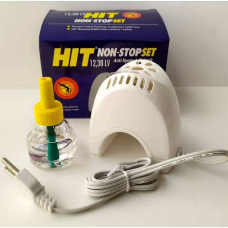 obat nyamuk alat Hit non-stop set elektrik dan refil