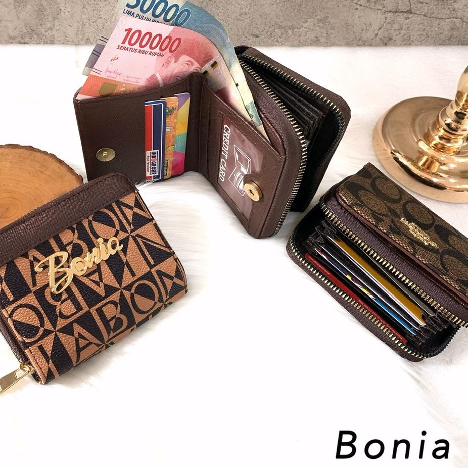 Top Produk.. Dompet Wanita Card kecil Lipat import Tumpuk Super serbaguna coach