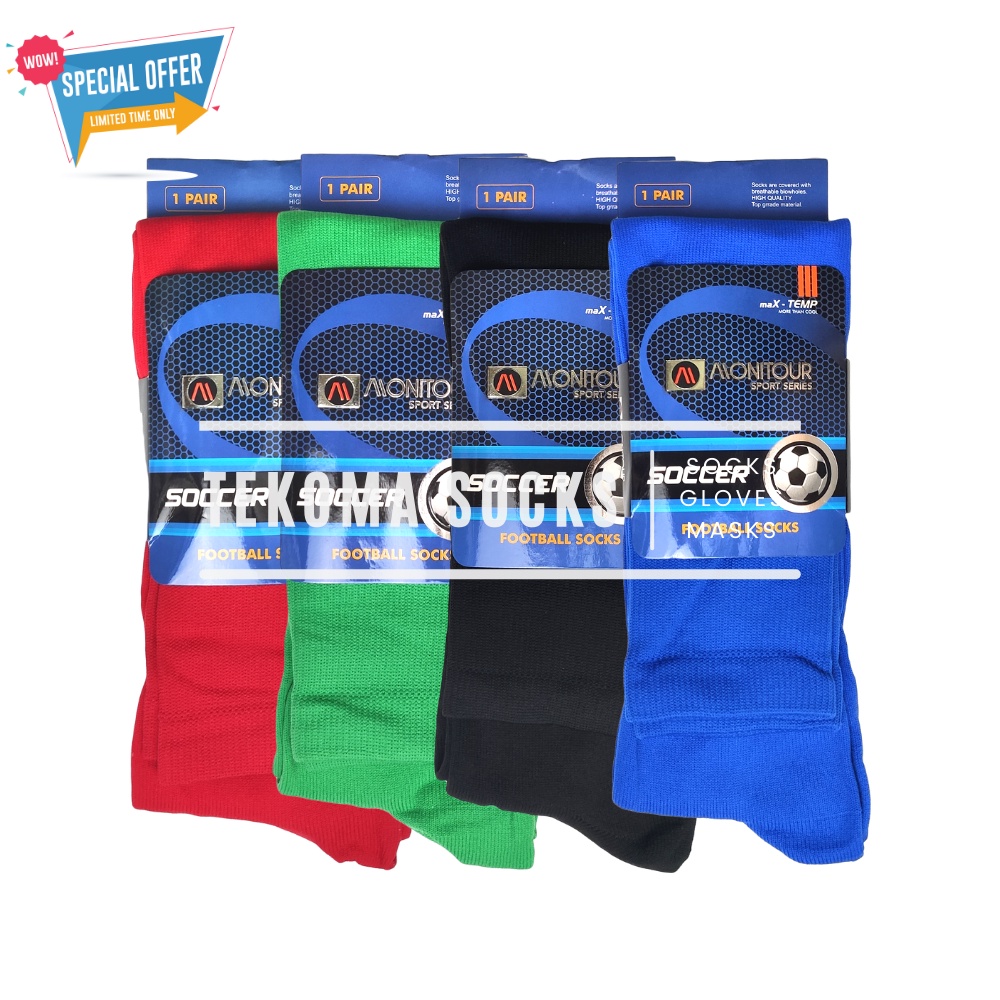 Kaos Kaki Bola Soccer Panjang Monitor