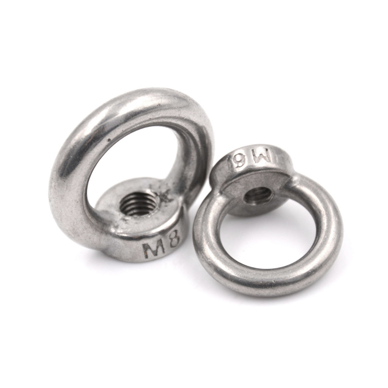 M5/M6/M8/M10/M12 304 Stainless Steel Lifting Eye Nut Ring Shape Nuts