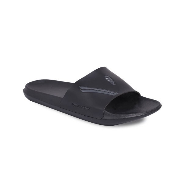 Sandal EVA Ringan Slop Jepit Santai Simple Pria/Men Sendal Footwear |Retro 0.3 Black| FORIND x FSTP