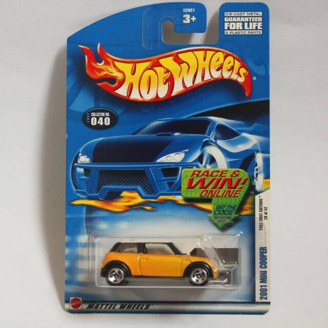 hot wheels 2001 mini cooper