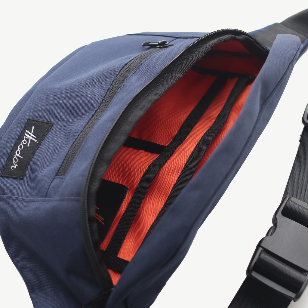 THEODOR Waist Bag SPERO Navy Blue - Tas Pinggang - Water Repellent - Pria Wanita - High Quality