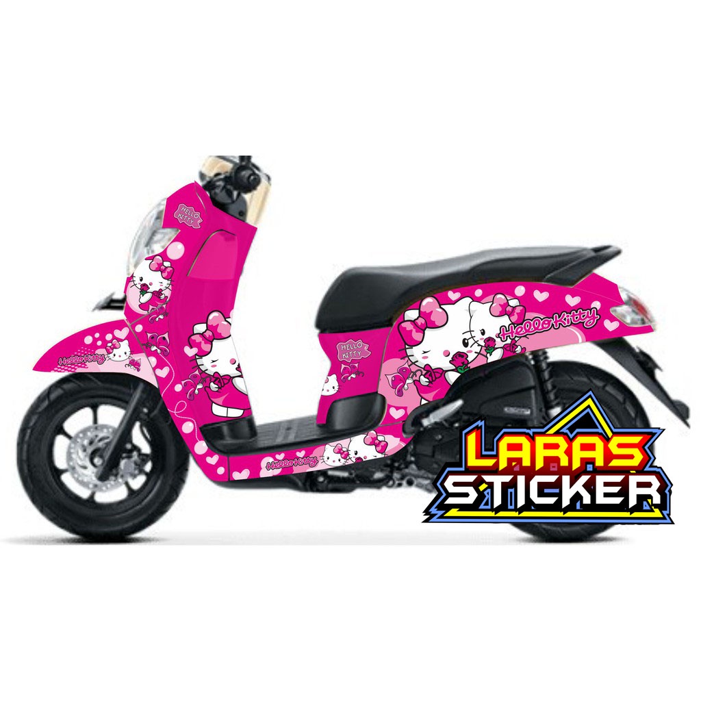 DECAL SCOOPY FULL BODY BLOK Hello Kitty Full Dasboard