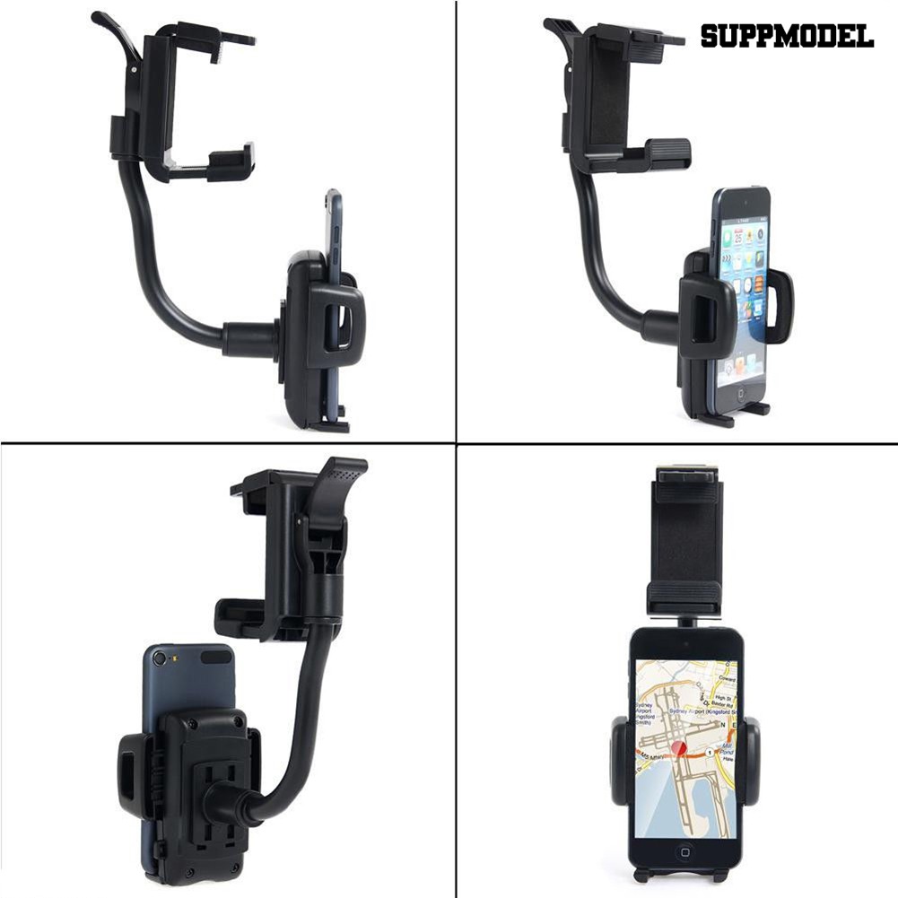 Suppmodel Stand Holder Smartphone Pda Mp3 Universal Untuk Kaca Spion Dalam Mobil