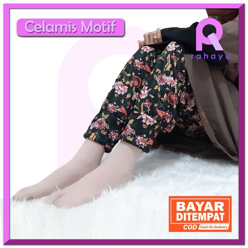 Celamis Aladin Motif / Celana Aladin Motif / Dalaman Gamis / Celana Harian / Celana Santai Rumah