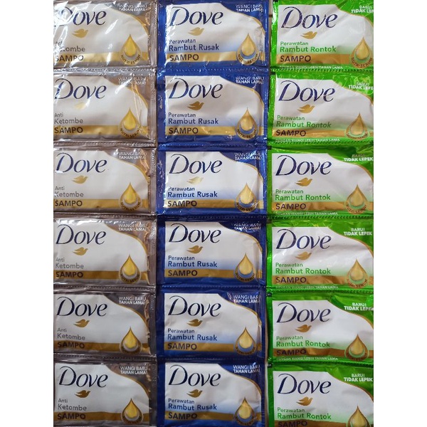 Jual Dove Shampoo sachet 1 pcs Shopee Indonesia
