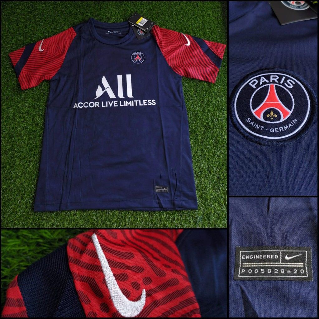 JERSEY BOLA PSG TRAINING PREMATCH NAVY 2020/2021 GRADE ORI IMPORT HIGH QUALITY