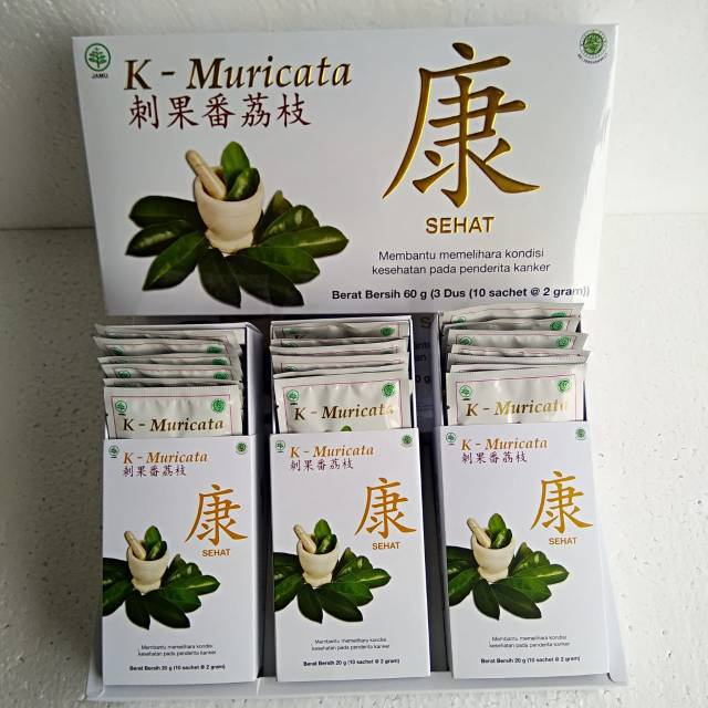 Teh Herbal K Muricata Original Asli Herbal Kanker