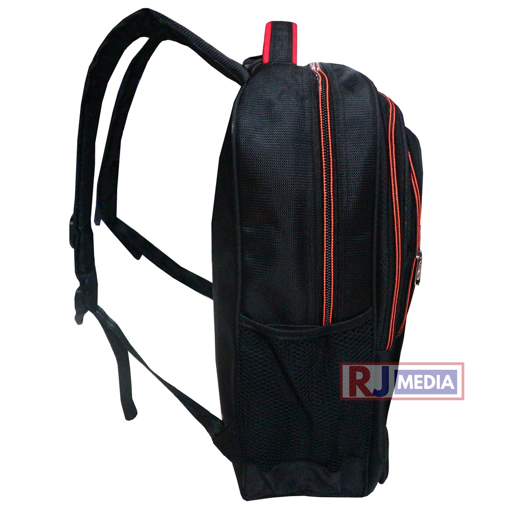 Tas Ransel Laptop In Polo Alfito Motif Panah Merah Elegant Stylish Backpack Sekolah SD SMP SMA Kuliah Kerja Free Raincover Tas Ransel Impor Kualitas Tinggi