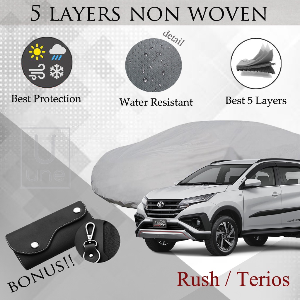 Cover Sarung Mobil RUSH NEW 5 Layer Protection