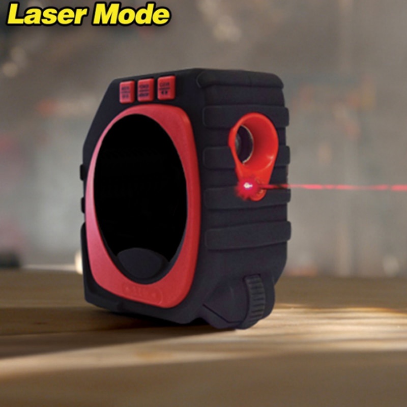 King Meteran Laser OMOTC6BKDigital 3 in 1 Roller Cord Sonic Mode 2M