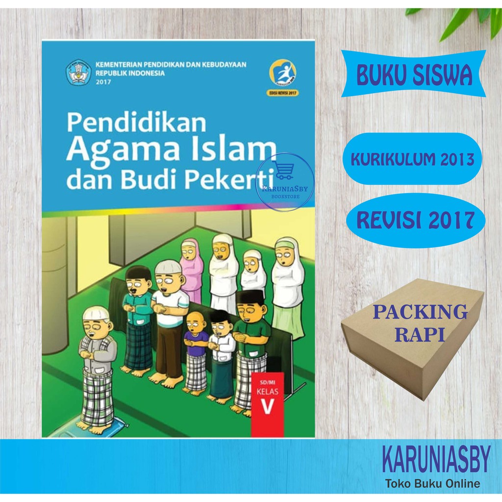 Buku Paket Tematik SD Kelas 5 Tema 1 2 3 4 5 6 7 8 9 Agama Islam Kurikulum 2013 Revisi 2018 Terbaru-PAI / AGAMA ISLAM