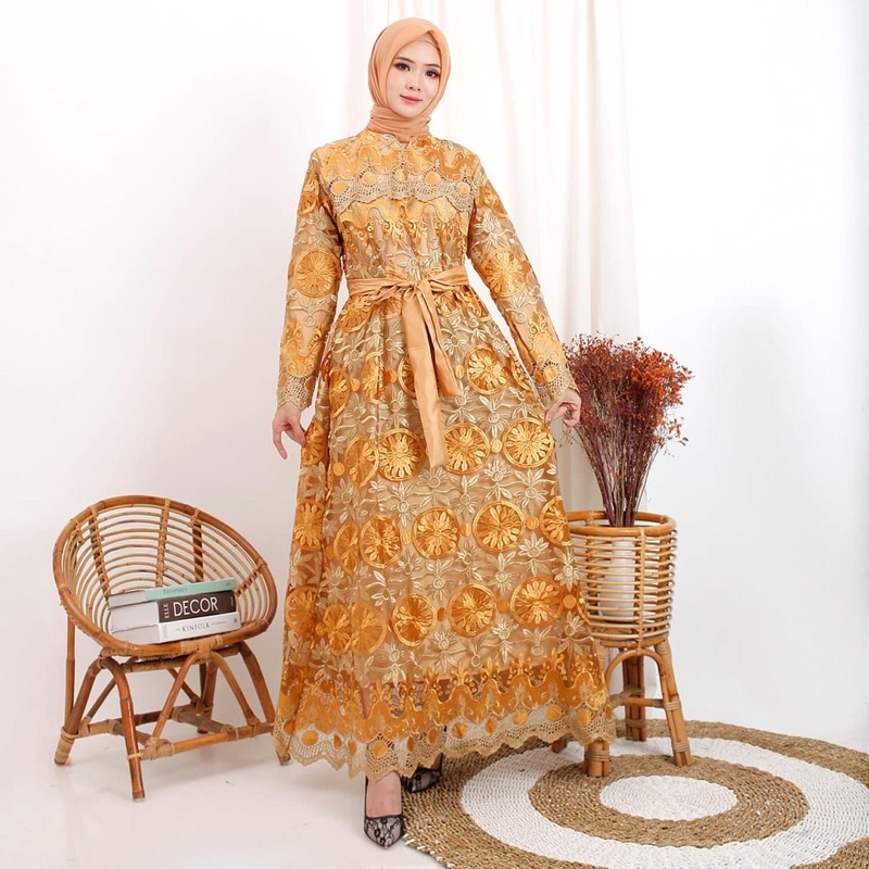 Gamis Mewah - Gamis Kondangan - Gamis Import