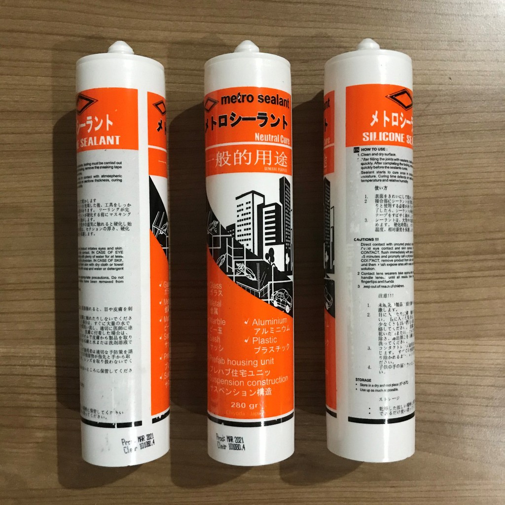 

Lem Silikon Netral General Purpose Silicone Seal Neutral Cure Sealant