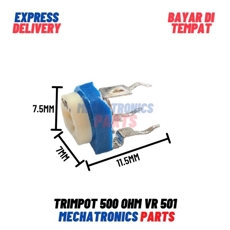 [PAS-9750] TRIMPOT 500OHM VR 501