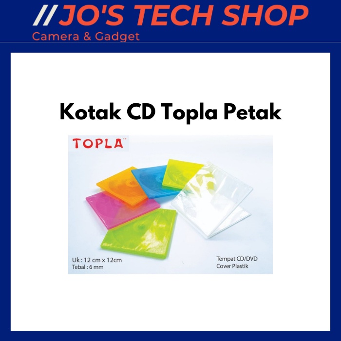 Kotak CD/DVD Kosong Topla Petak