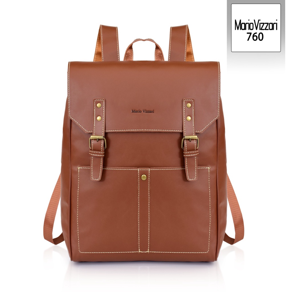 Tas Ransel Pria Kulit Mario Vizzari Grayson (760) - Laptop