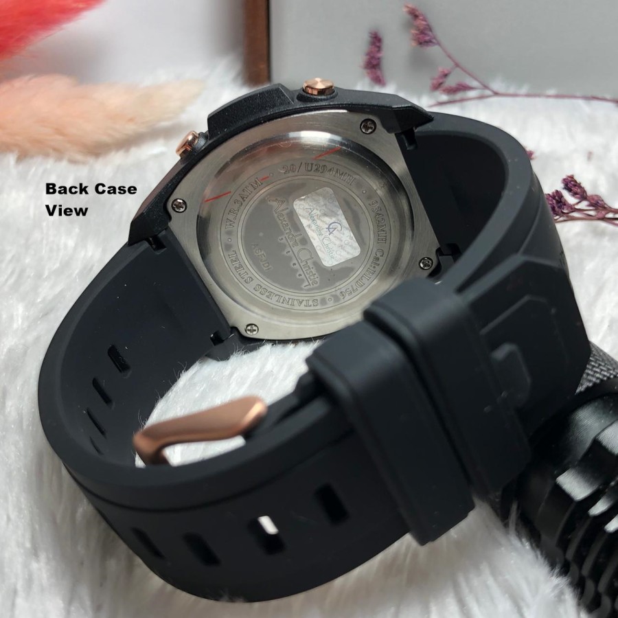 ORIGINAL Jam Tangan Wanita Alexandre Christie AC 9342 / AC9342 / 9342 Garansi Resmi 1 Tahun. Rubber
