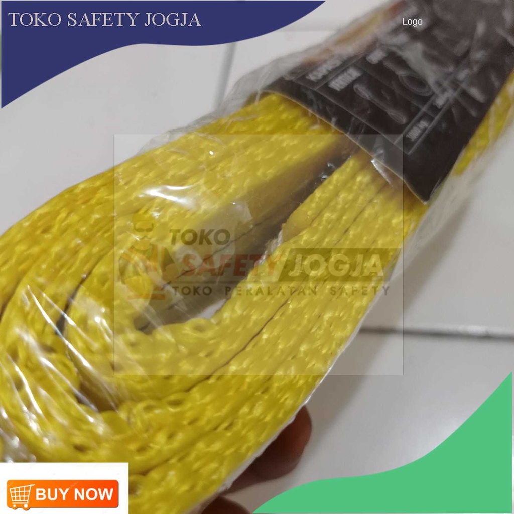 WEBBING SLING BELT 3TON X 3METER LIFTING SLINGS WEBING 3T X 3M GOSAVE