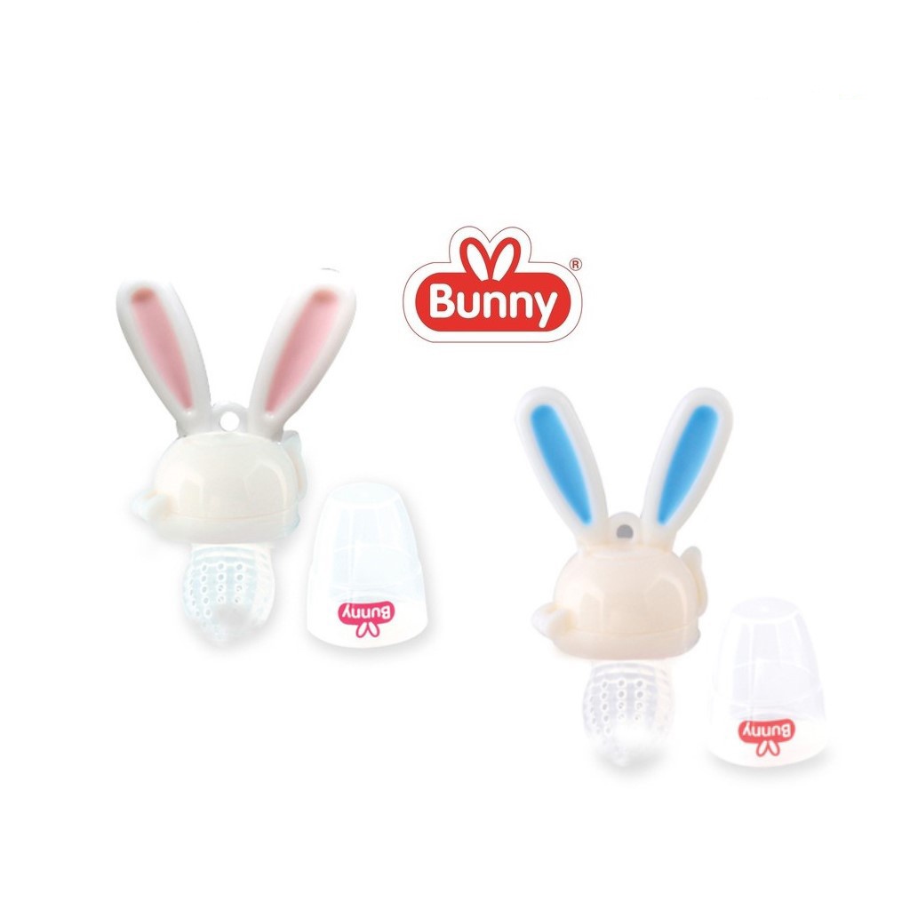 [AFF0001] Lusty Bunny Rabbit Fruit Feeder - LustyBunny Teether / Gigitan / Empeng Buah Bayi Telinga Kelinci