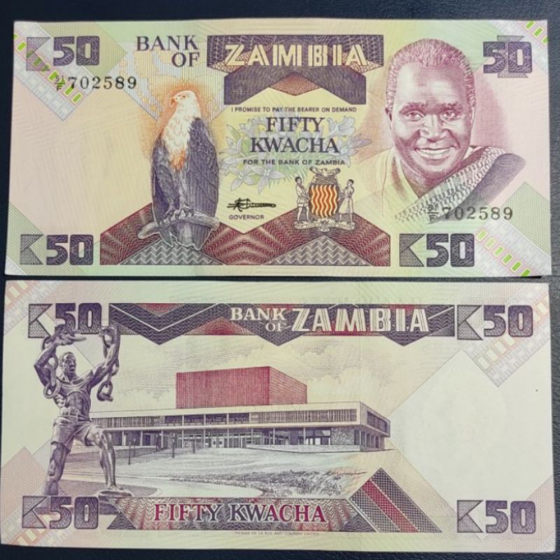 Uang asing 50 kwacha zambia