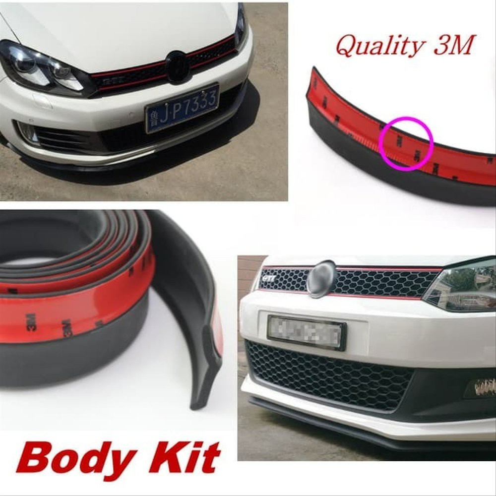 Samurai Lips Bumper Carbon 3D Multideflector Sideskirt 2.5Meter