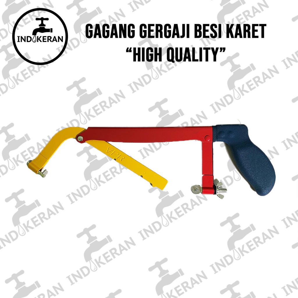 INDOKERAN - Gagang Gergaji Besi Karet - High Quality