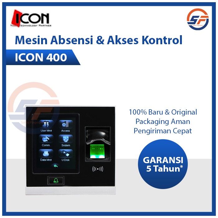 Mesin Absen dan Akses Kontrol ICON 400 Include Modul Mifare