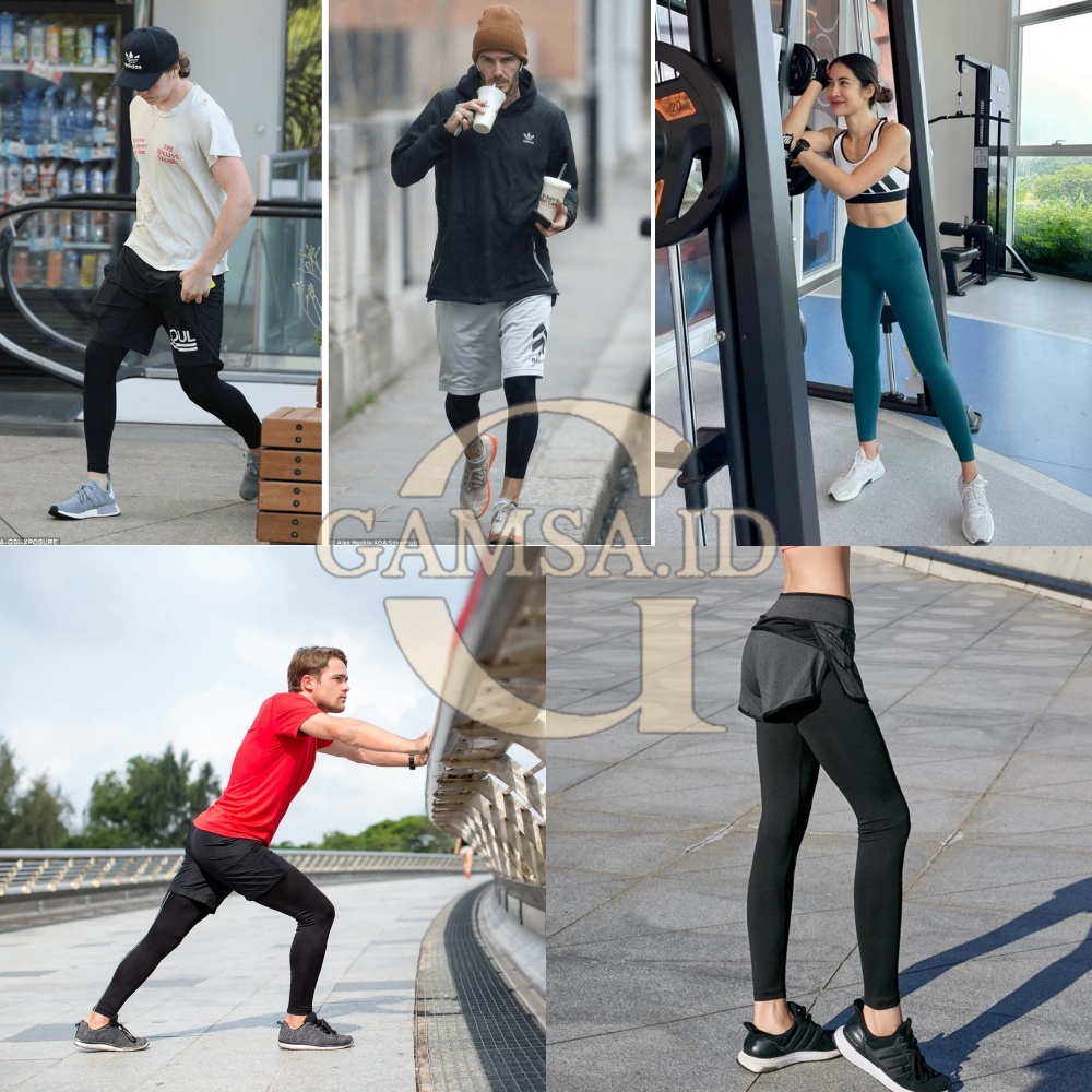 CELANA MANSET SIZE XL PRIA WANITA - CELANA BASELAYER PANJANG DALEMAN MANGSET LEGGING OLAHRAGA SPORT BOLA FUTSAL