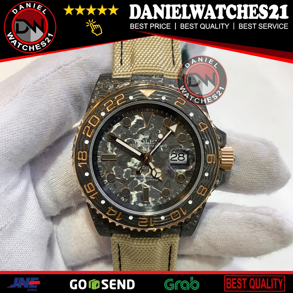 JAM TANGAN MODEL DYTNA DIW GMT MASTER II CREAM SA4130 (NOOB)