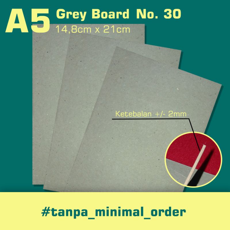 

Grey Board Kertas BOT 30 Ukuran A5