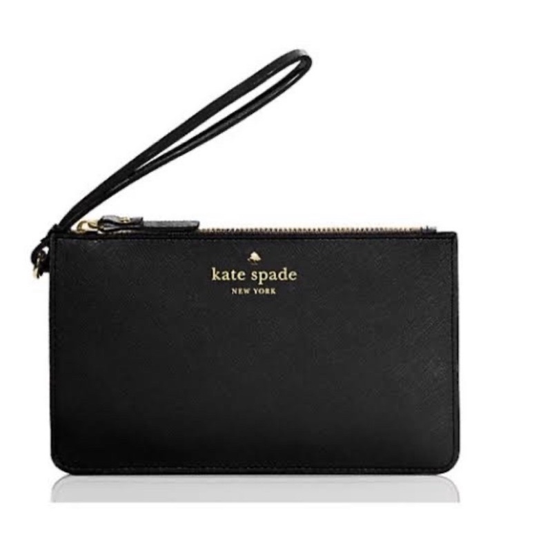 Kate Spade Slim Bee Wristlet / Pouch Black