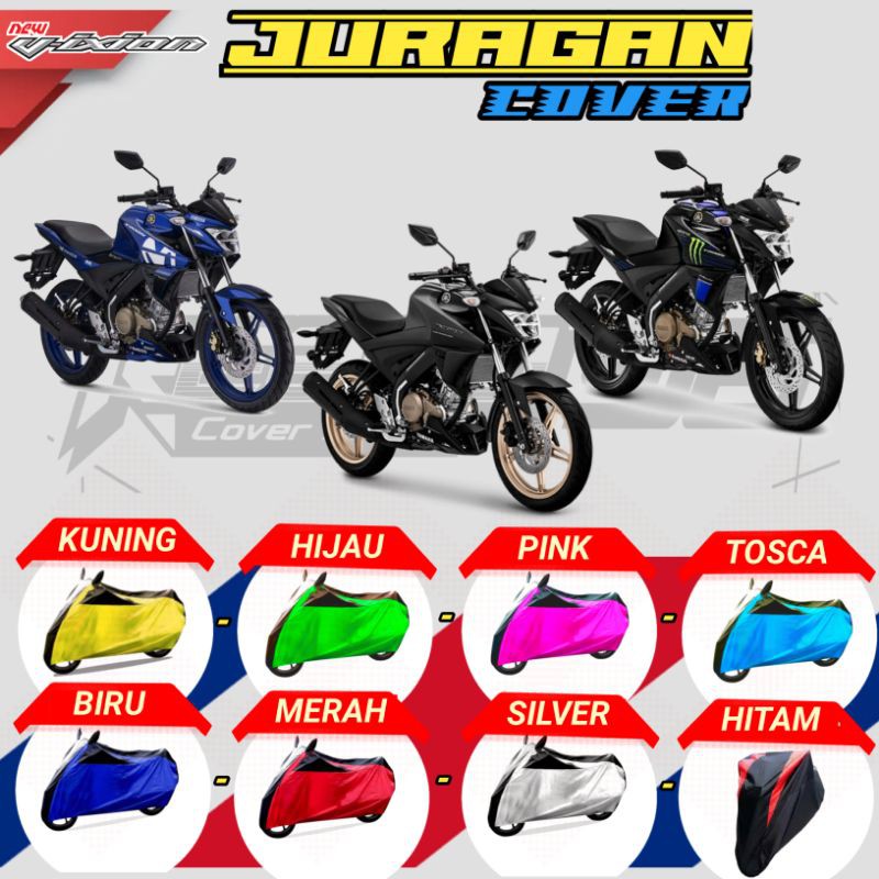 Body Cover Motor Sarung Motor Vixion Cb150R Verza Byson Mt25 Megapro Tiger Scorpio