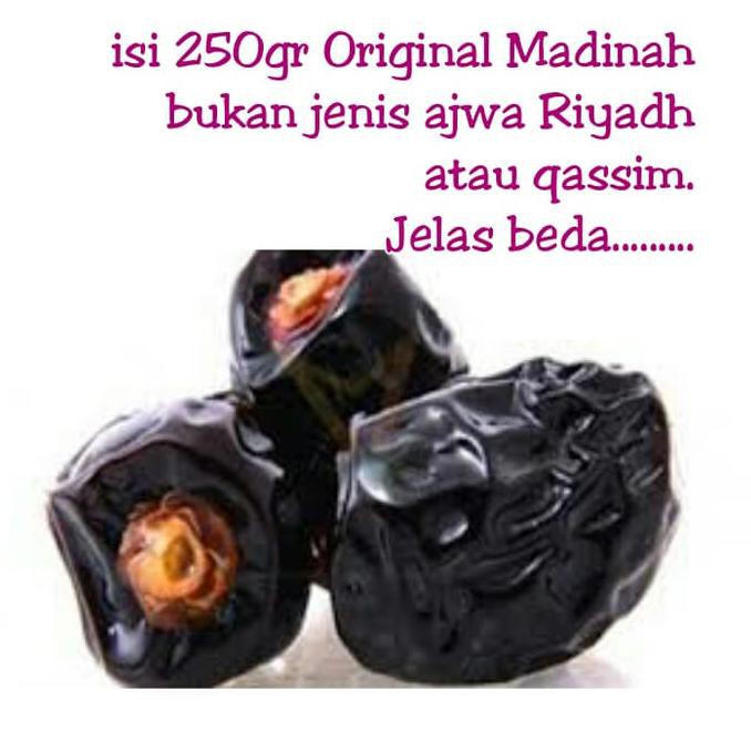 

BISA BAYAR DI TEMPAT Kurma Nabi (Kurma Ajwa) Asli Madinah Al-Munawarrah