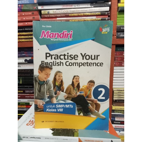 buku mandiri bahasa Inggris kelas 8 SMP Erlangga