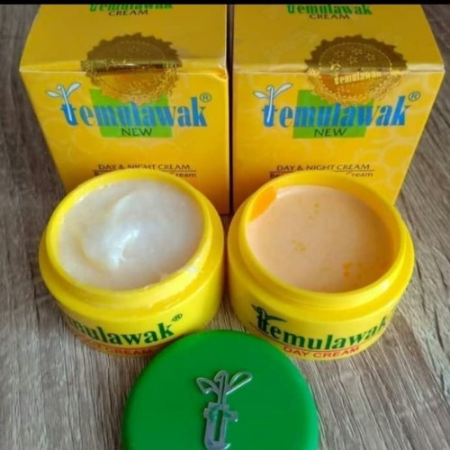 Temulawak Day &amp; Night Original Asli Kosmetik Pemutih Wajah Whitening Cream Temulawak